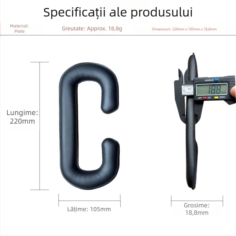 Mască de ochi din piele perforată, respirabilă, pentru HTC Vive VR și pernă facială - accesoriu burete, instalare facilă