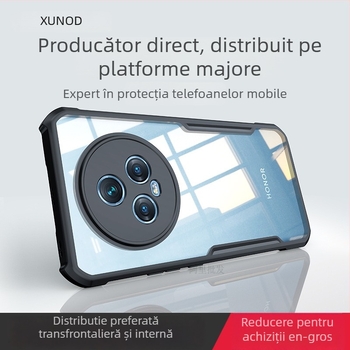 Carcasă pentru telefon Xundd Magic5 pentru Glory Magic5 Pro | TPU+PC, stil minimalist half-pack, decupaj de precizie pentru lentile anti-cadere, disipare căldură, rezistență la uzură