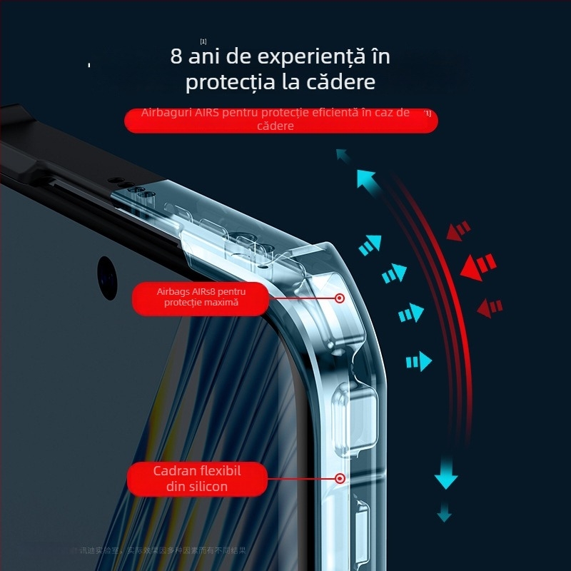 Carcasă pentru telefon Xundd Magic5 pentru Glory Magic5 Pro | TPU+PC, stil minimalist half-pack, decupaj de precizie pentru lentile anti-cadere, disipare căldură, rezistență la uzură