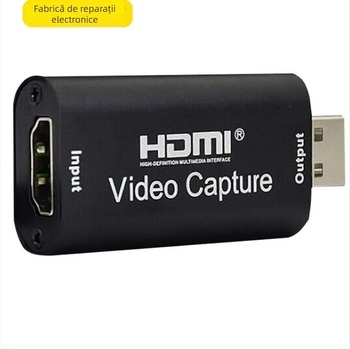 Carte de captură video HDMI către USB 2.0 pentru streaming live și înregistrare jocuri