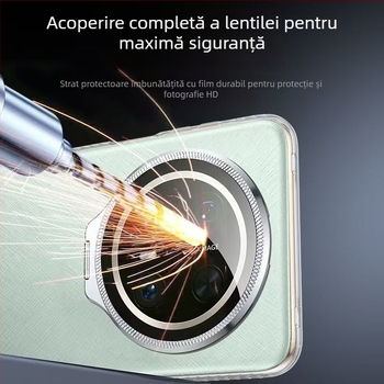Husă Huawei Mate80 pentru telefon, transparent PC, finisaj presat la cald, suport încorporat