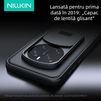 Husă rigidă Nillkin pentru Glory Magic 7 Pro – TPU+PC, capac de obiectiv glisant anti-spionaj, protecție anti-cădere, Mirror Pro