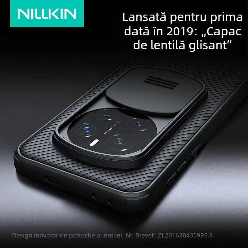 Husă rigidă Nillkin pentru Glory Magic 7 Pro – TPU+PC, capac de obiectiv glisant anti-spionaj, protecție anti-cădere, Mirror Pro