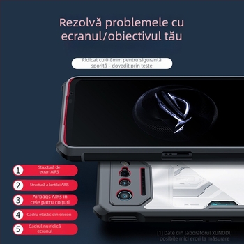 Husă Xundd pentru Asus ROG, TPU + acrilic, rezistentă la șocuri, uzură, anti-amprente, finisaj de suprafață
