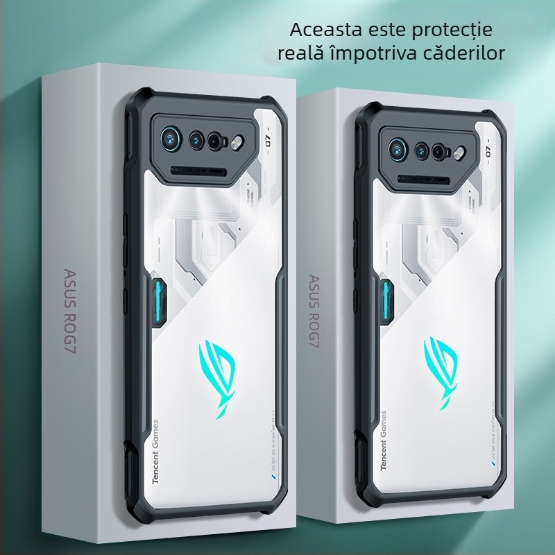 Husă Xundd pentru Asus ROG, TPU + acrilic, rezistentă la șocuri, uzură, anti-amprente, finisaj de suprafață