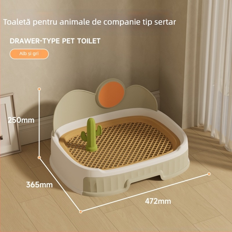 Toaletă pentru câini mici și de talie medie — Teddy și Pomeranian, Material PP, Brand Well-behaved, Etichetă privată