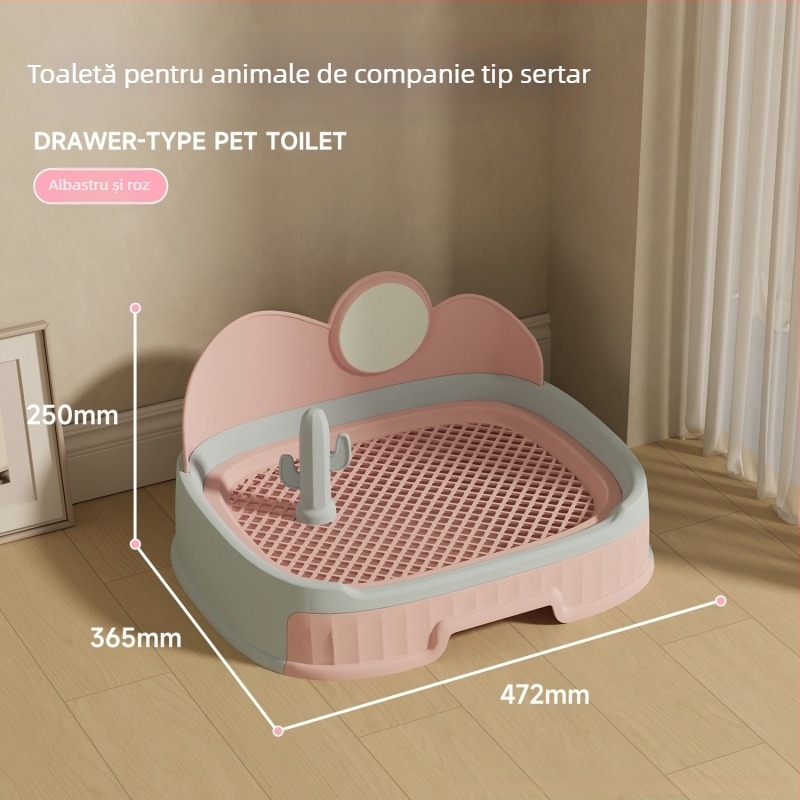 Toaletă pentru câini mici și de talie medie — Teddy și Pomeranian, Material PP, Brand Well-behaved, Etichetă privată