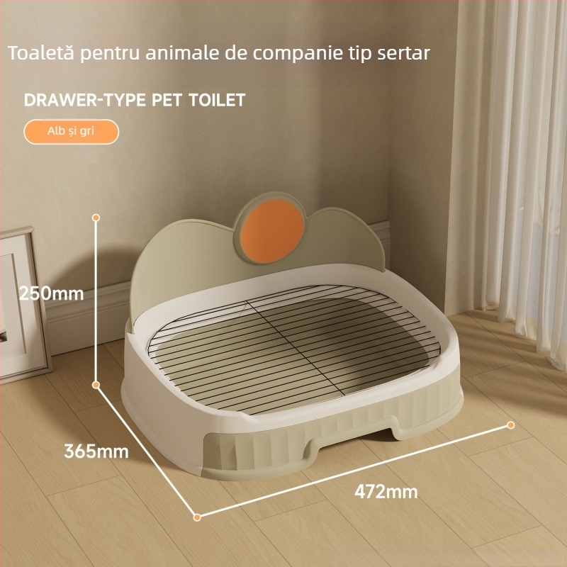 Toaletă pentru câini mici și de talie medie — Teddy și Pomeranian, Material PP, Brand Well-behaved, Etichetă privată