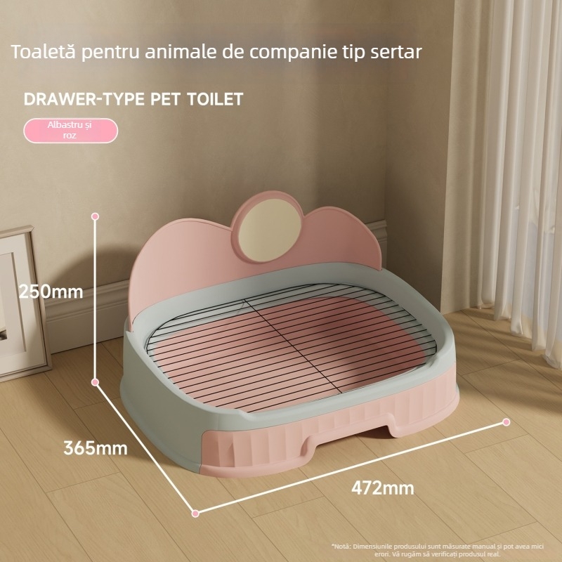 Toaletă pentru câini mici și de talie medie — Teddy și Pomeranian, Material PP, Brand Well-behaved, Etichetă privată