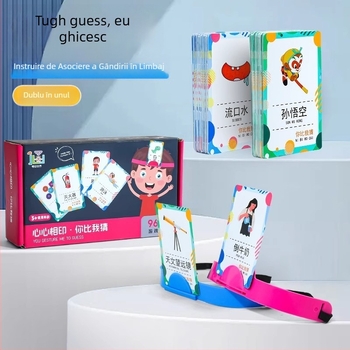 Joc de cărți pentru desenat și ghicit pentru familie – plastic, divertisment interior, caracteristici: tu desenezi, eu ghicesc, ambalaj: cutie, vârste 4–6, 7–14, 15–35