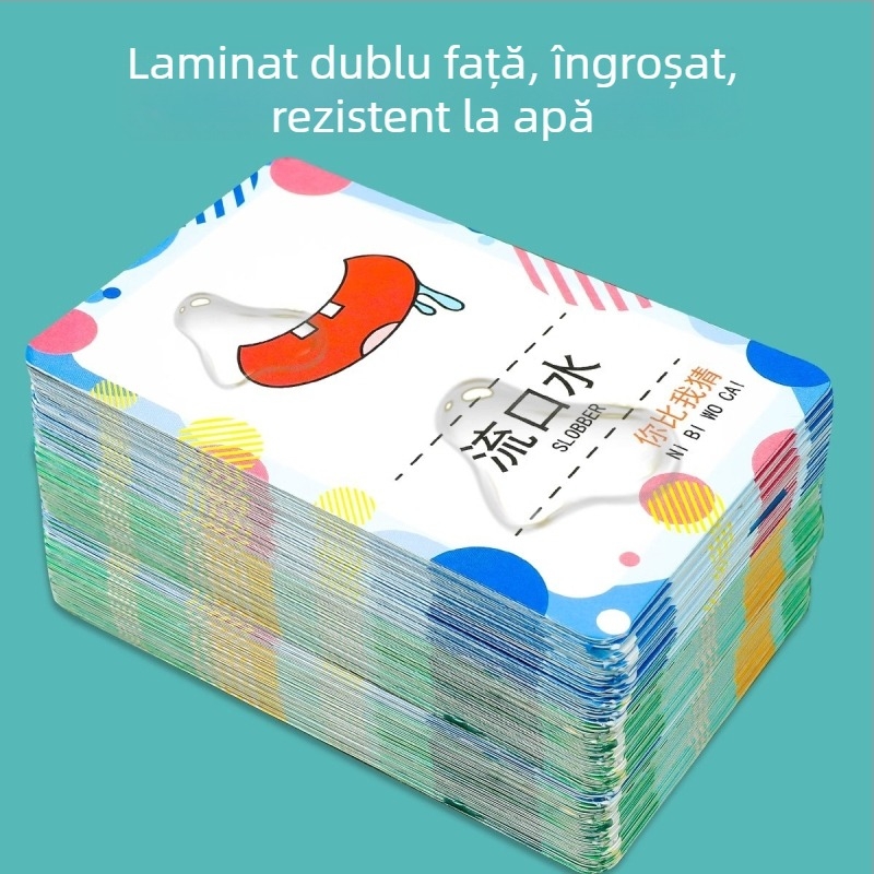 Joc de cărți pentru desenat și ghicit pentru familie – plastic, divertisment interior, caracteristici: tu desenezi, eu ghicesc, ambalaj: cutie, vârste 4–6, 7–14, 15–35