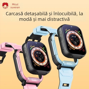 Little Overlord A80 Ceas GPS pentru copii - conectivitate 4G, poziționare GPS precisă, apel video HD, rezistent la apă zilnic