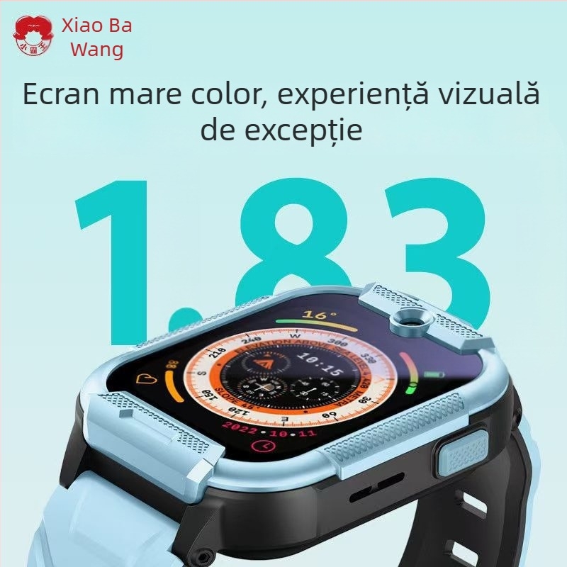 Little Overlord A80 Ceas GPS pentru copii - conectivitate 4G, poziționare GPS precisă, apel video HD, rezistent la apă zilnic