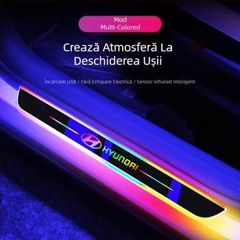 Bangwei praguri LED decorative pentru Hyundai Elantra (mașină specială) – Material: Altele; Modele aplicabile: Mașină specială