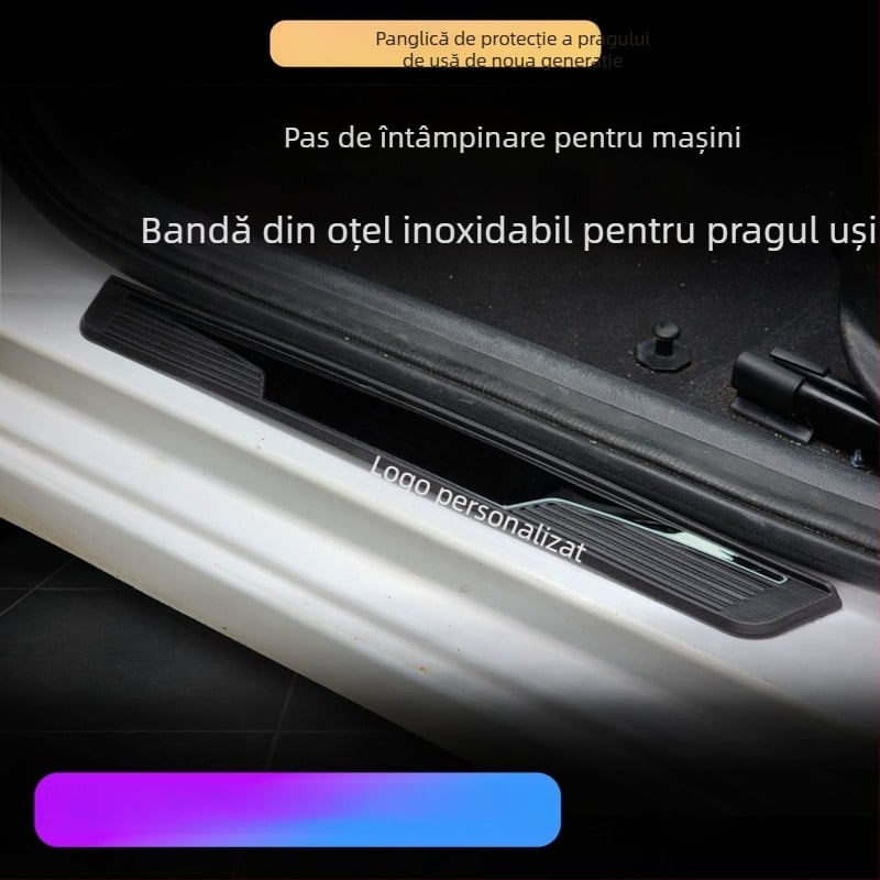 Lb/libos Protecție din plastic pentru pragul auto – bandă universală de prag, anti-zgârieturi
