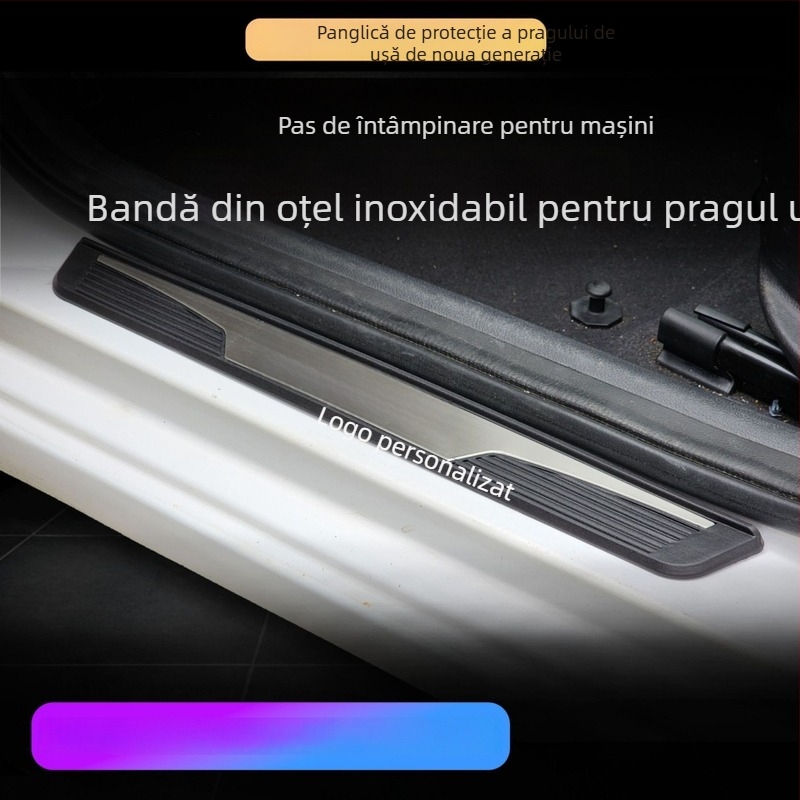 Lb/libos Protecție din plastic pentru pragul auto – bandă universală de prag, anti-zgârieturi