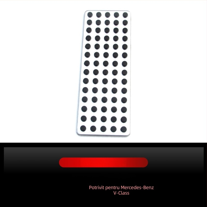 Kit de modificare a pedalei pentru accelerație și frână – AMP-Z oțel inoxidabil, compatibil cu Mercedes-Benz Vito/V-Class/V260/Viano, transmisie automată