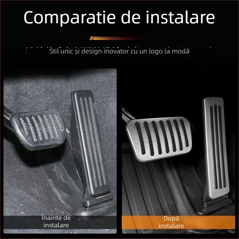 Capac de protecție pentru pedalele accelerației și frânei pentru Xiaomi su7, plastic, personalizare disponibilă, compatibil cu modelul 2024