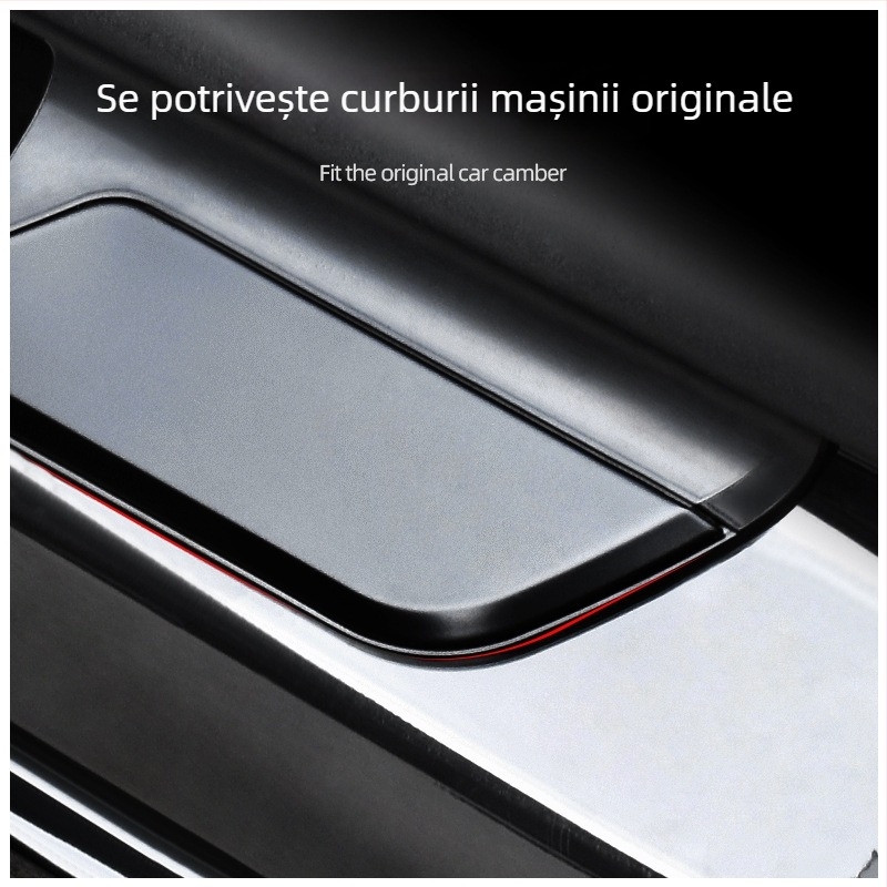Tesla Model 3 Senzor magnetic din oțel inoxidabil – bandă prag ușă și pedala de întâmpinare (Material: Oțel inoxidabil; Model: Tesla Model 3 Reînnoit; Transmisie: Automat; Senzor: Magnetic)
