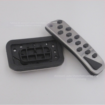 Set pedale din oțel inoxidabil pentru Jeep Grand Cherokee 2022+ – pedale de frână și accelerație, montaj fără găuri, transmisie automată