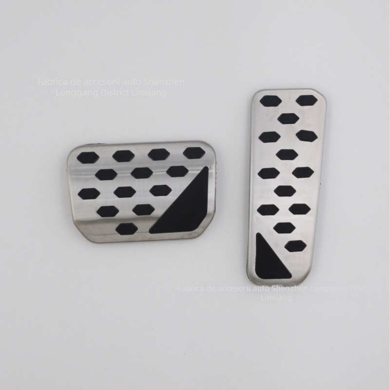 Set pedale din oțel inoxidabil pentru Jeep Grand Cherokee 2022+ – pedale de frână și accelerație, montaj fără găuri, transmisie automată