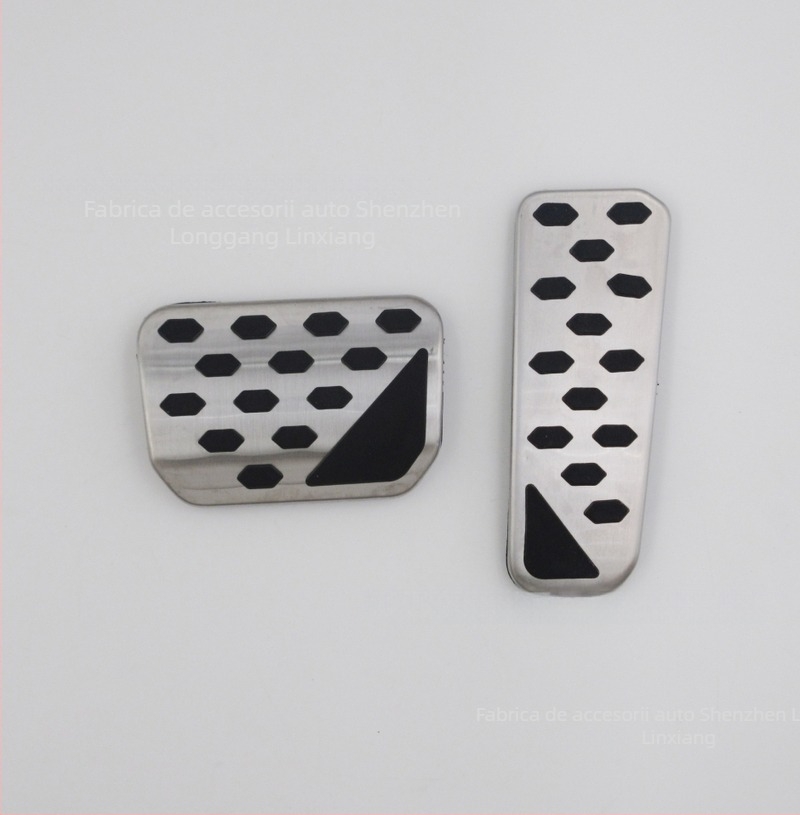 Set pedale din oțel inoxidabil pentru Jeep Grand Cherokee 2022+ – pedale de frână și accelerație, montaj fără găuri, transmisie automată