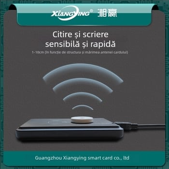 Cititor/ scriitor NFC pentru NTAG213/215/216, 13,56 MHz, rază 3–10 cm, timp de citire 0,1 s