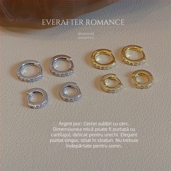 Cercei din cupru, stil proaspăt și dulce, placare electro, pentru femei (Primăvara 2024)