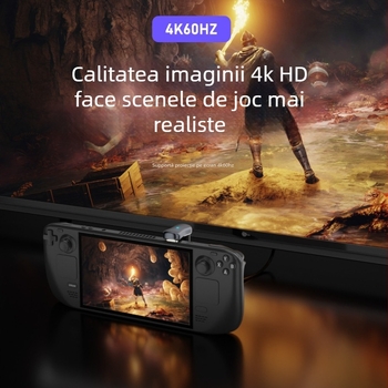 Adaptor OTG USB-C către USB 3.1 pentru Steam Deck, telefon Huawei, tabletă și notebook – suport pentru USB flash drive și cititor de carduri