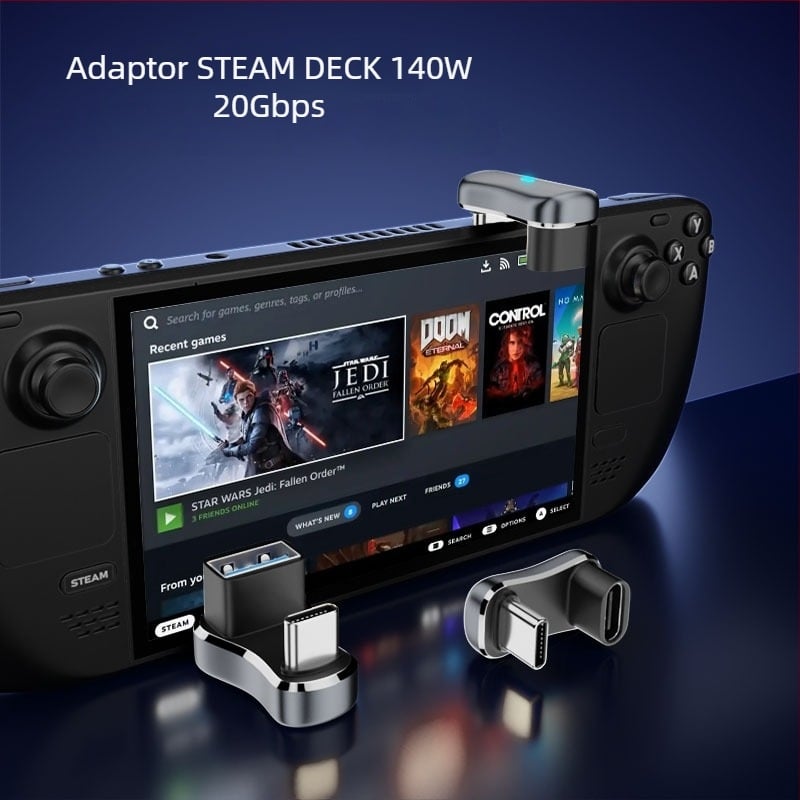 Adaptor OTG USB-C către USB 3.1 pentru Steam Deck, telefon Huawei, tabletă și notebook – suport pentru USB flash drive și cititor de carduri