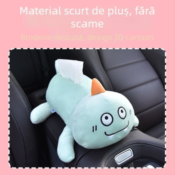 Cutie de șervete auto — design Cartoon atârnător, material pluș, origine Zhejiang