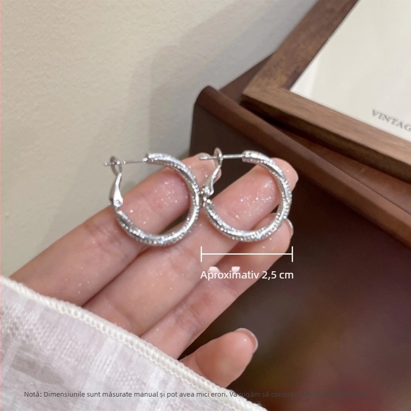 Cercei: metal geometric, placare electrolitică, stil lux lejer pentru femei (Cercei • Metal • Geometric • Placare electrolitică • Lux ușor)