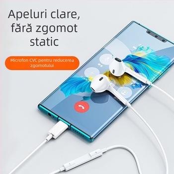 Huawei Nova 13 Pro căști in-ear cu fir, interfață Type-C, microfon, anulare zgomot