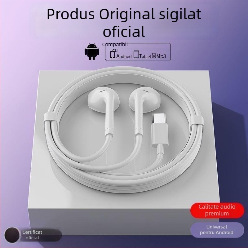 Huawei Nova 13 Pro căști in-ear cu fir, interfață Type-C, microfon, anulare zgomot