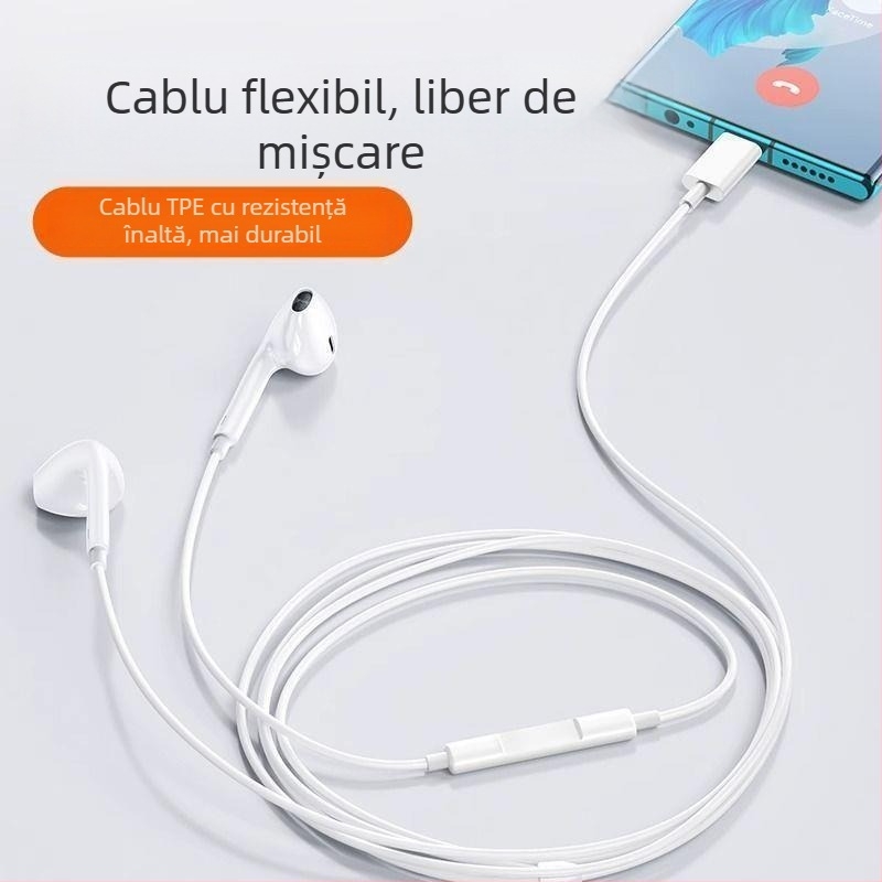 Huawei Nova 13 Pro căști in-ear cu fir, interfață Type-C, microfon, anulare zgomot