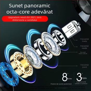 Langston V6 headset PC cu microfon, 3,5 mm, 20–20000 Hz, 32 Ω, cablu de 2 m