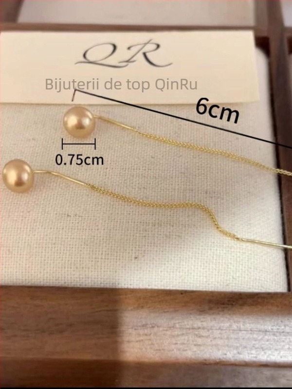 Cercei din cupru, stil geometric, influențe japoneze și coreene, primăvara 2023, pentru femei
