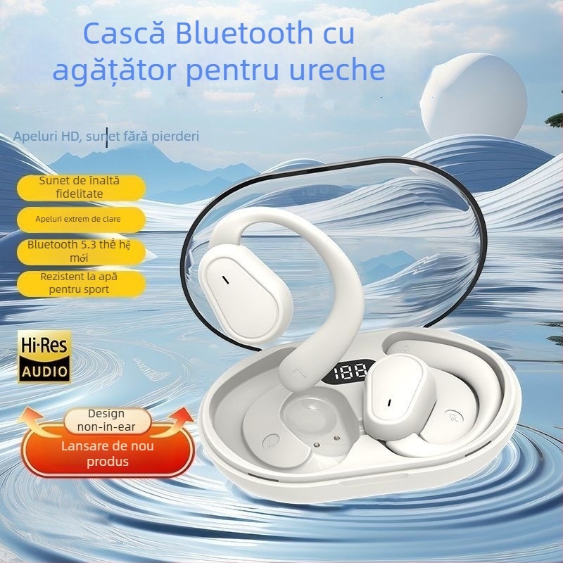 D88 cască Bluetooth pentru urechi, sunet HiFi, difuzor de 13 mm, frecvență 20 Hz-20 kHz