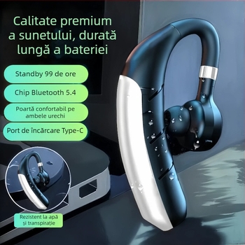 Lonely Leopard D23 căști Bluetooth, fără fir, cu prindere peste ureche, difuzor 14 mm, microfon, dongle USB, compatibilitate universală