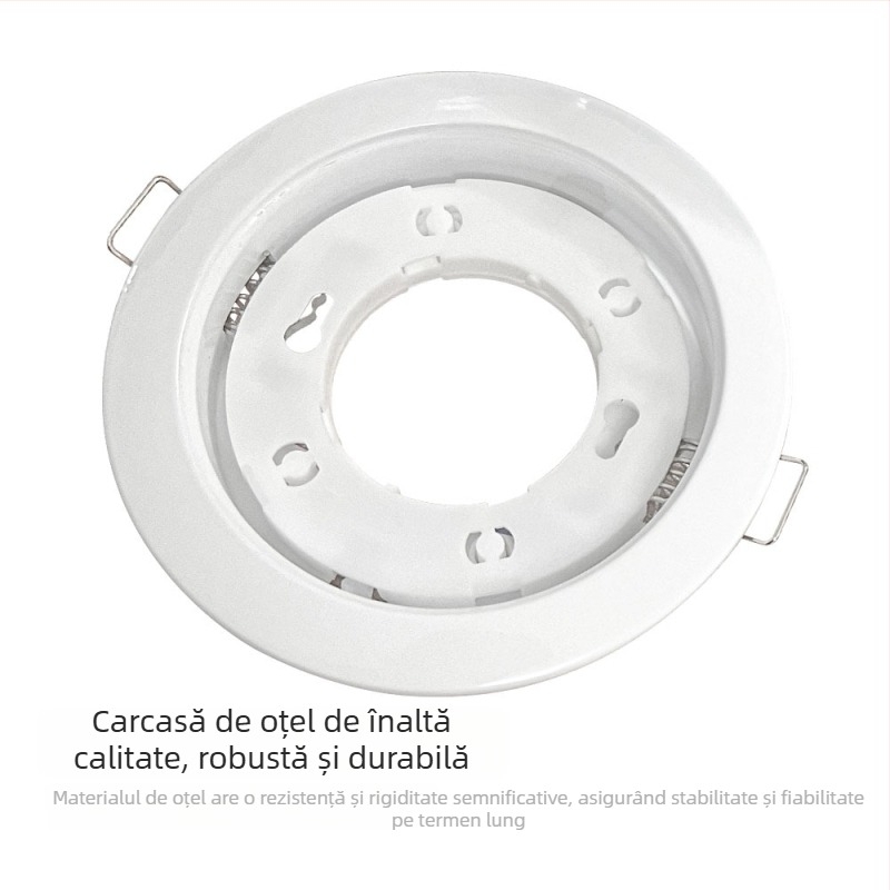 Kit LED pentru plafon încastrat, design anti-reflexie, carcasă COB, ultra-subțire, model YZ-GX53-SP03