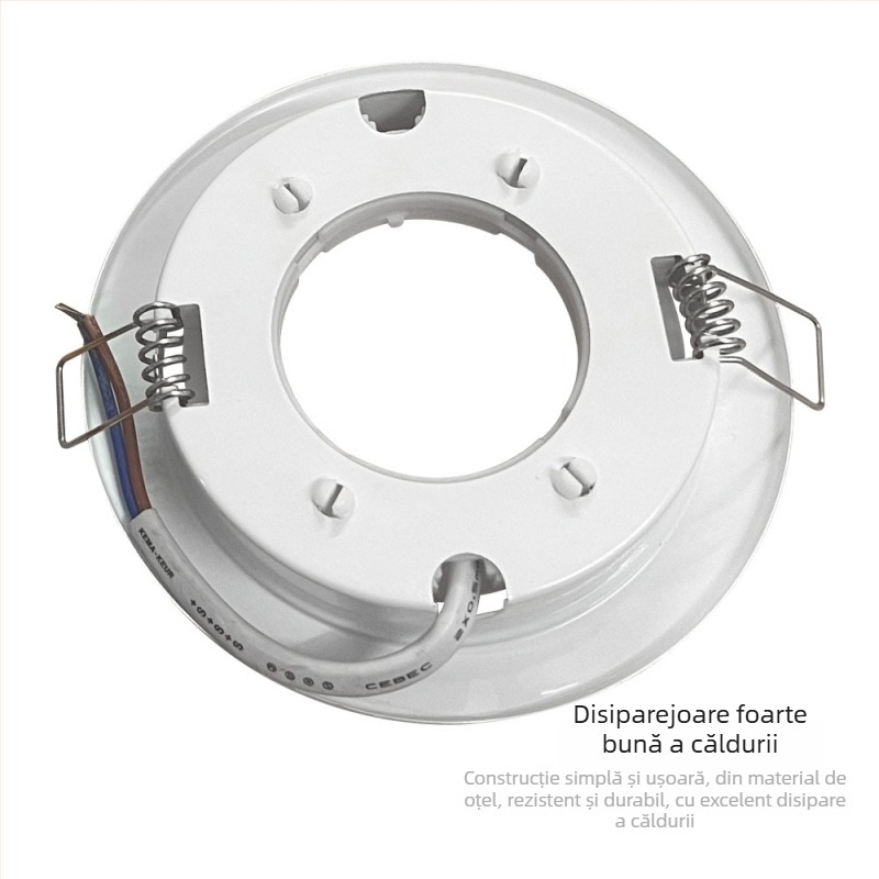 Kit LED pentru plafon încastrat, design anti-reflexie, carcasă COB, ultra-subțire, model YZ-GX53-SP03