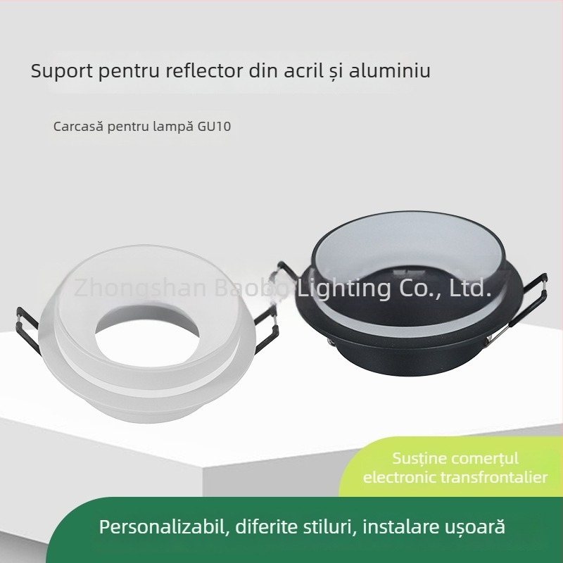 Suport spot de lumină | Aluminiu + acrilic | Model BB 2022009/10 | Finisaj suprafață: detalii la cerere | Personalizare disponibilă