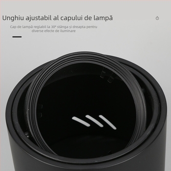 AR111 plafon reglabil circular montat pe suprafață, carcasa din aluminiu turnat