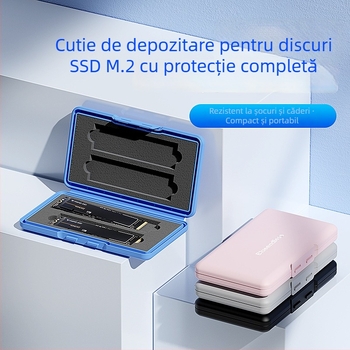 Cutie stocare M.2 SSD, Lan Shuo M1, carcasă PP, procesare OEM, expediere ca un singur articol