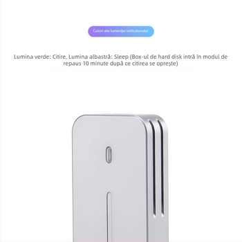 Carcasă SSD M.2 NVMe/NGFF 2230, protocoale duale, USB 10 Gbps, carcasă CNC din aliaj de aluminiu pentru disipare termică