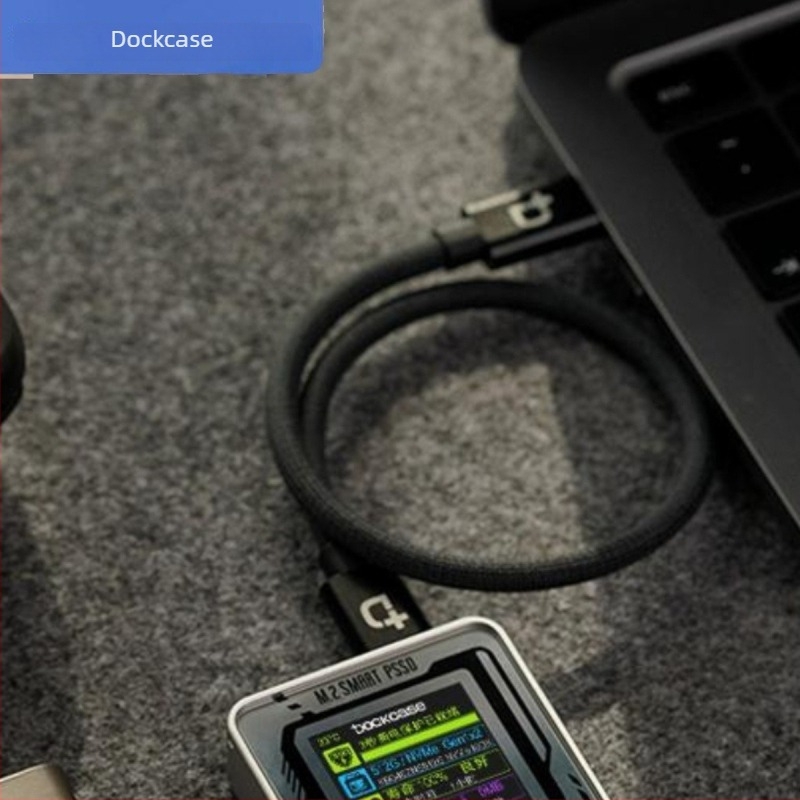 Dockcase Carcasă SSD M.2 2230 cu ecran pentru iPhone 15 Pro/Pro Max