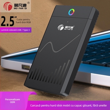 Carcasă externă SATA pentru hard disk – design fără unelte, USB 3.0/3.1/2.0, Type-C 3.1, ABS, max 6TB