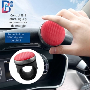 Îmbunătățitor volan auto – minge cu rulment universală, ABS silica gel, Hundred Trees, 72 g, personalizare cu logo