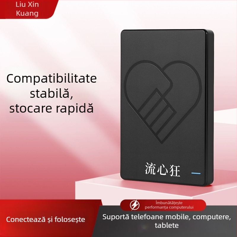 Hard disk extern USB 3.0 portabil, 1TB/750GB, compatibil cu PC, TV și PS4