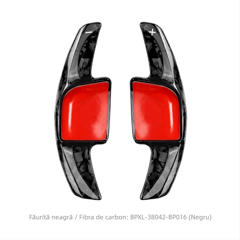 Palete de schimbare a treptelor pentru Mercedes-Benz, de la T-carbon – Material: fibră de carbon/fibră de sticlă; design mărit și conturat; montaj cu adeziv